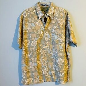 Vintage Tommy Hilfiger Hawaiian Camp Uniform Dept Vacation Short Sleeve Shirt